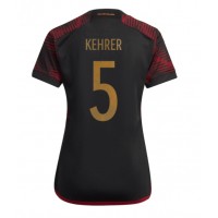 Fotballdrakt Dame Tyskland Thilo Kehrer #5 Bortedrakt VM 2022 Kortermet